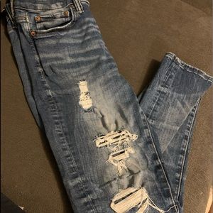 Men's American Eagle skinny jeans ripped 28/28